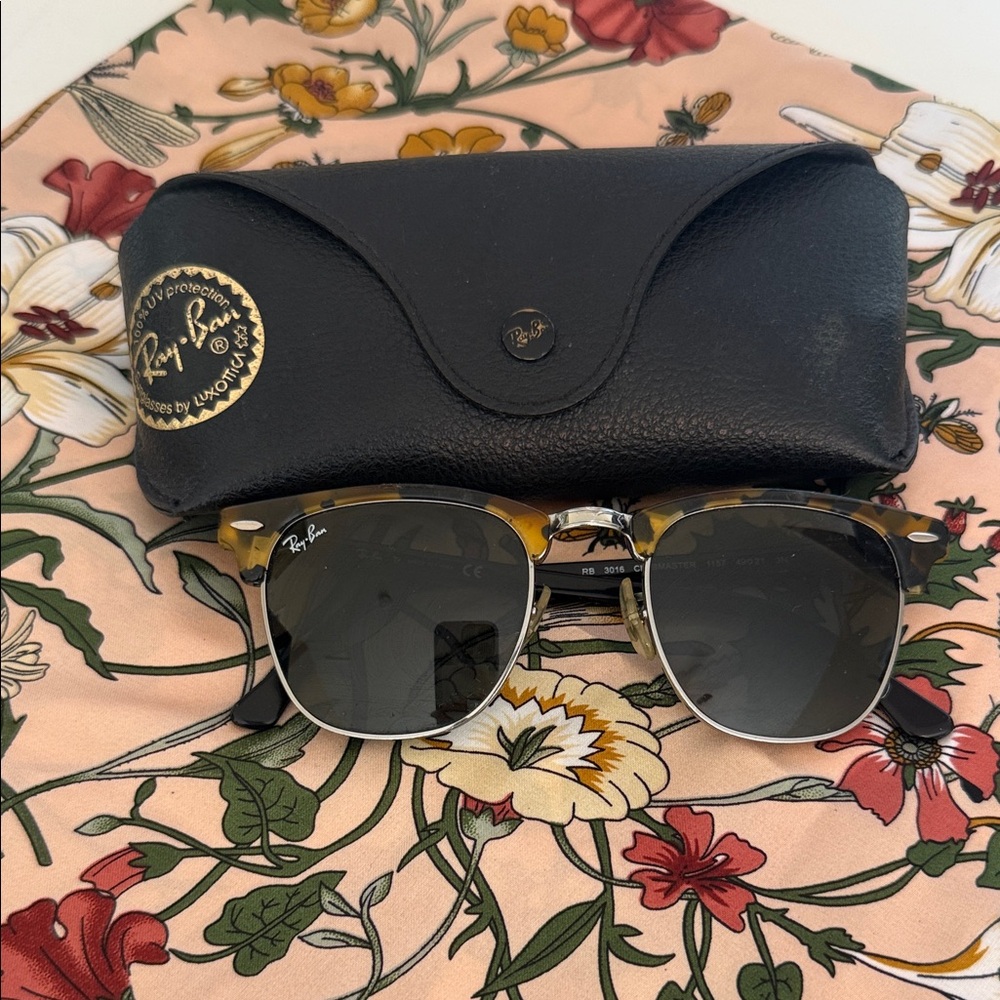 Ray-Ban Club Master Tortoise Sunglasses